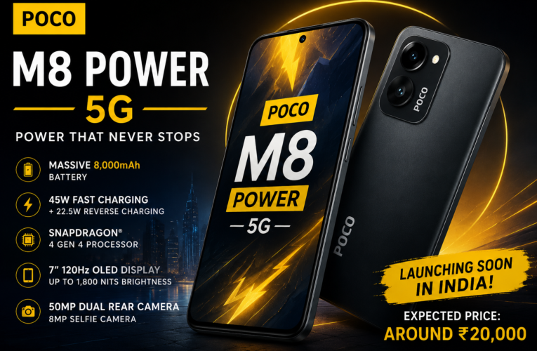 Poco M8 Power 5G India Launch Nears: Expected Features, Price, and Everything Known So Far